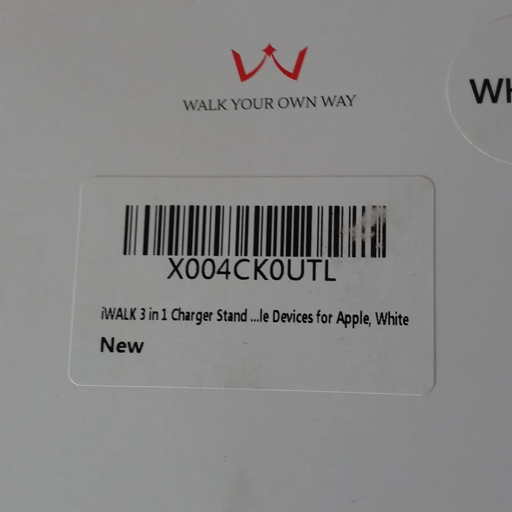 NWT iWALK StandMe Auto 3-in-1 Wireless Charging Stand - White